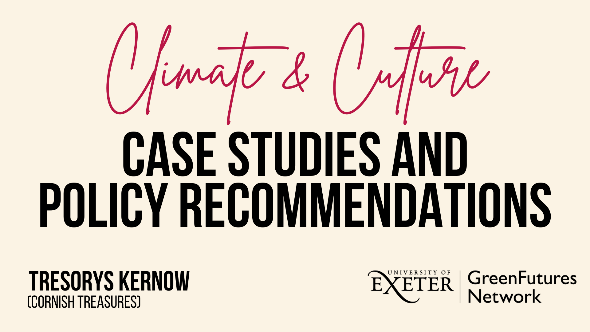 Climate & Culture Case Studies